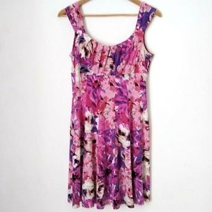 Maggy L Pink Floral Sleeveless MIni Dress